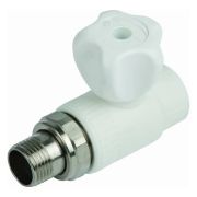 Кран шаровой BERKE д/радиат. прямой 25*3/4