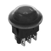 Переключатель трёхпозиционный MR3-231-R6-BBWW (черный матовый)