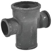 Крестовина чуг канал б/н Ду100х100х100х90гр 1-пл прямая ГОСТ 6942-98