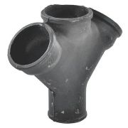 Крестовина чуг канал б/н Ду100х100х100х45гр 1-пл косая ГОСТ 6942-98