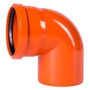 Отвод Ostendorf 315х87град. KGВ НК PVC рыжий