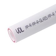 Труба VDL PP-R SDR6 PN25 20х3,4 PN25 (арм. стекловолокном), белый (4/100)