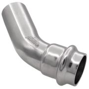 Уголок VIEIR 45 град. нерж. сталь 15а×15 VER-PRO (100/5)