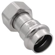 Соединитель ViEiR с накидной гайкой нерж. сталь 28×1