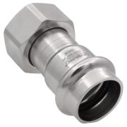 Соединитель VIEIR с накидной гайкой нерж. сталь 22×3/4