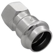 Соединитель VIEIR прямой нерж. сталь с вн.р. 22×3/4