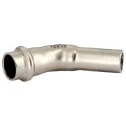 Угол-вставка Uni-Fitt 45гр. пресс 22, нерж. ст.