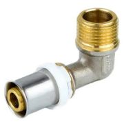 Угольник STI пресс латунь ДН 16х 1/2