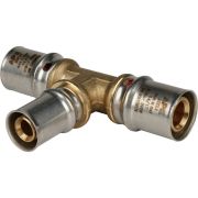 Тройник переходной 20х16х20 для металлопластиковых труб прессовой, SFP-0005-201620 STOUT