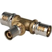 Тройник переходной 26х16х20 для металлопластиковых труб прессовой, SFP-0005-261620 STOUT