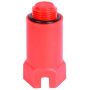 Заглушка ONE PLUS монтажная красная 1/2