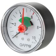Манометр Gappo аксиальный с указателем предела 1/4