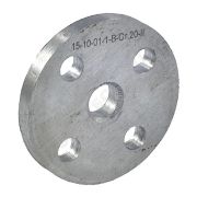 Фланец сталь плоский Ду 80 Ру10 тип 01 ряд 1 исп. B ГОСТ 33259-2015