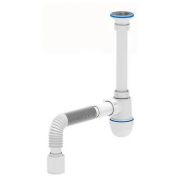 Сифон АНИ пласт д/умыв-ка бутылочный 1 1/4