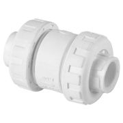 Клапан обратный разъемный ППР PPRC 40 TEBO для холодного водоснабжения, белый (1/12)