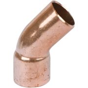 Полуотвод HAILIANG медный 45гр. однораструбный, 22 мм (EN1254-1)(25/300)