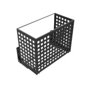 Короб Атлант д/кондиционера с кроншт. 900х650х500 П1 Стадиум RAL9005 цв черный