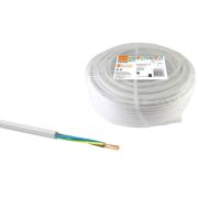 Провод TDM ELECTRIC ПВСмб 4х1 белый (100)