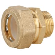 Муфта Gappo обжимная прямая с наружной резьбой 15 х 1/2