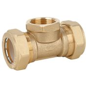 Тройник Gappo обжимной с внутренней резьбой 15 х 1/2