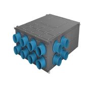 Коллектор воздухораспределительный двурядный, H-200 мм, 75*24 (серый)