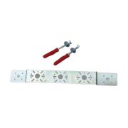 Планка крепежная ХОММЕТ универсальная под 3 водорозетки