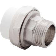 Муфта комбин.разъемная (Американка), бел. PP-R 32х3/4