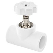 Вентиль TEBO бел. PP-R в сборе 20х90 (5/50), арт. 030060302