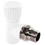 Вентиль TEBO бел. PP-R для радиаторов угловой 1v 25х3/4