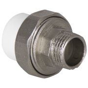 Муфта TEBO бел. PP-R комбин. разъемная (Американка) 25х1/2