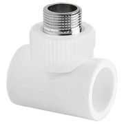 Тройник TEBO бел. PP-R комб. 32х3/4quot; НР (10/60), арт. 030040509