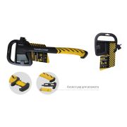 Топор с зажигалкой 650г, фибергл. рукоятка с TPE, PTFE покрытие, Hanskonner