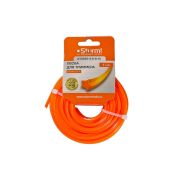 Леска для триммера, d=4.0 мм, l=15 м, ЗВЕЗДА, оранж. КАРТОН. Sturm!