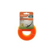 Леска для триммера, d=3.0 мм, l=15 м, КРУГ, оранжевый КАРТОН. Sturm!