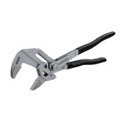 Клещи переставные 250мм, без засечек, CrV, кноп. шарнир, зев 52мм, hanskonner